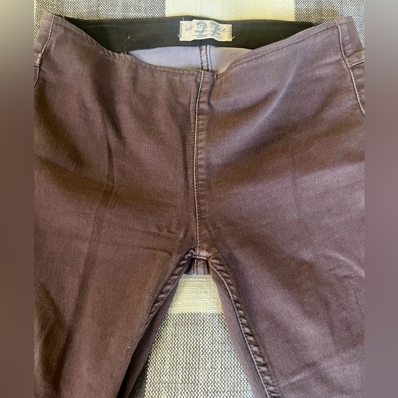 We The Free- Brown jeans bell bottoms, size 27 mid rise, pull on - Picture 5 of 6